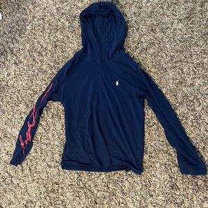 Polo by Ralph Lauren cotton hoodie long sleeve tee